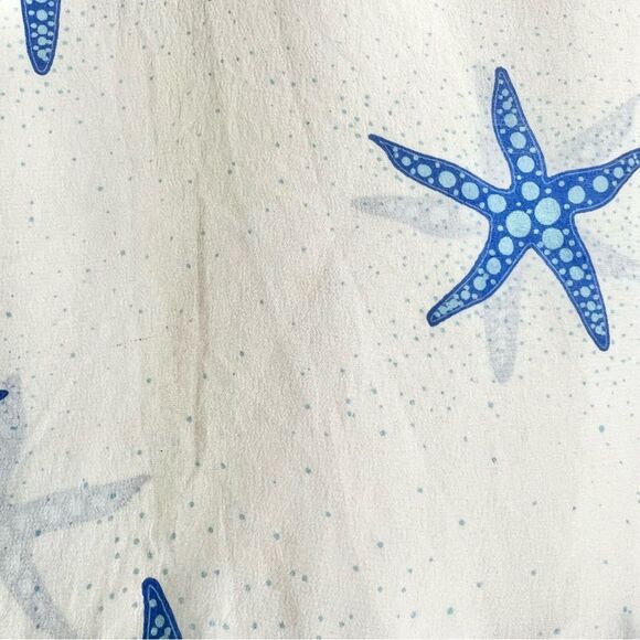 Rixo London Starfish Jane Ruffle-trimmed printed silk-crepe blouse Size Small - Picture 15 of 16